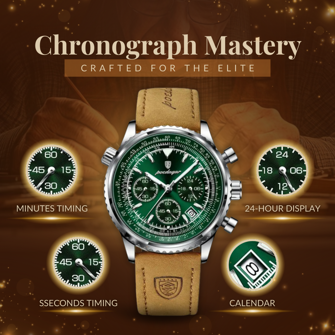 Luksusowy zegarek chronograf