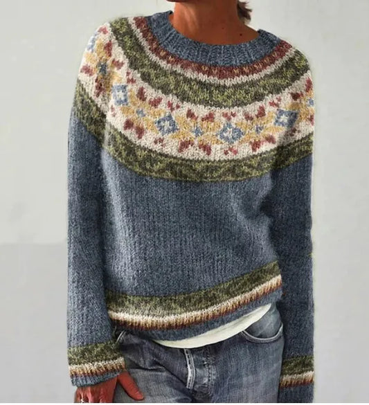 ERIKA | RETRO SWETER ZIMOWY