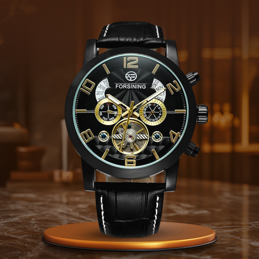Luksusowy zegarek mechaniczny z tourbillonem automatycznym