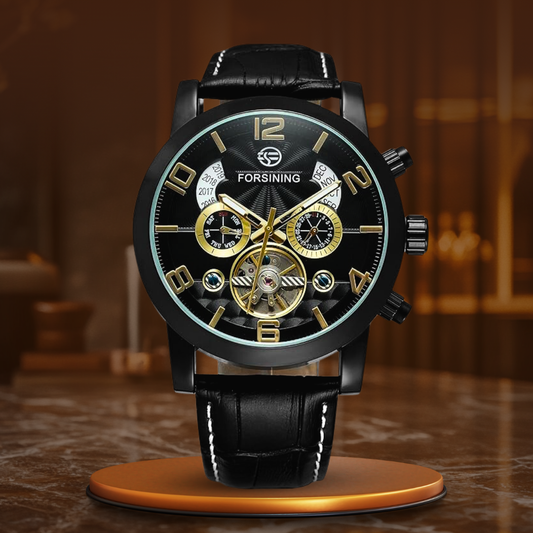 Luksusowy zegarek mechaniczny z tourbillonem automatycznym