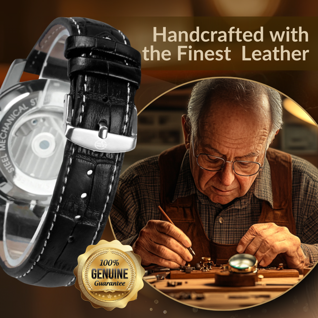 Luksusowy zegarek mechaniczny z tourbillonem automatycznym
