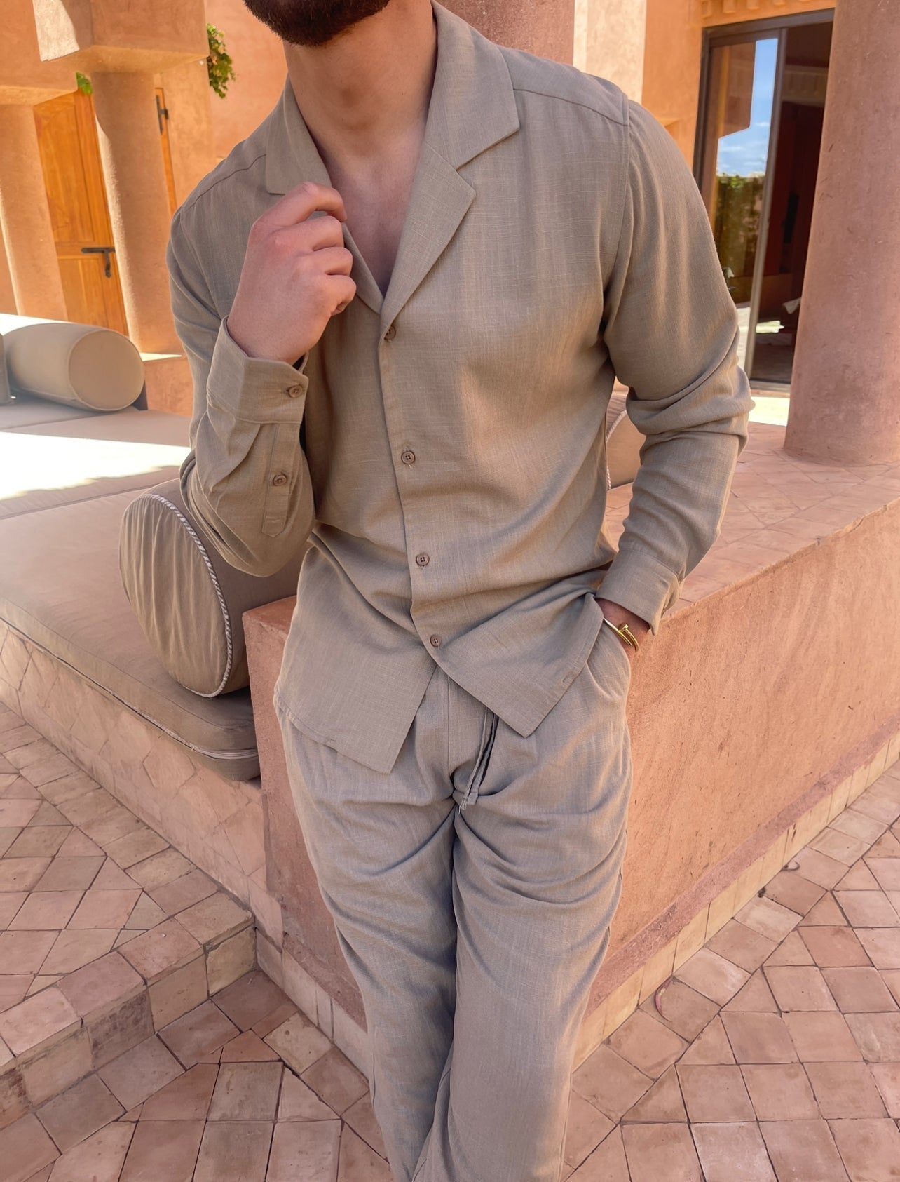 Evan | Premium Zestaw Lnianych