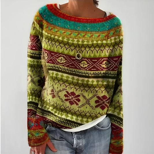 Elsa™ | RETRO SWETER ZIMOWY