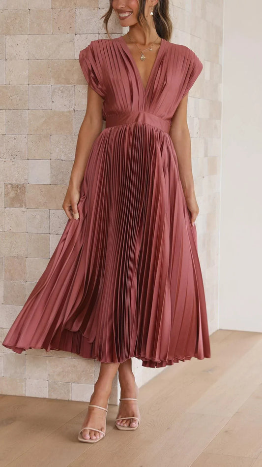 Alexis - Elegancka Sukienka Faltowana