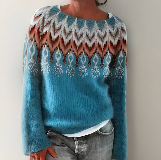 Meding | Retro-Zimowy Sweter