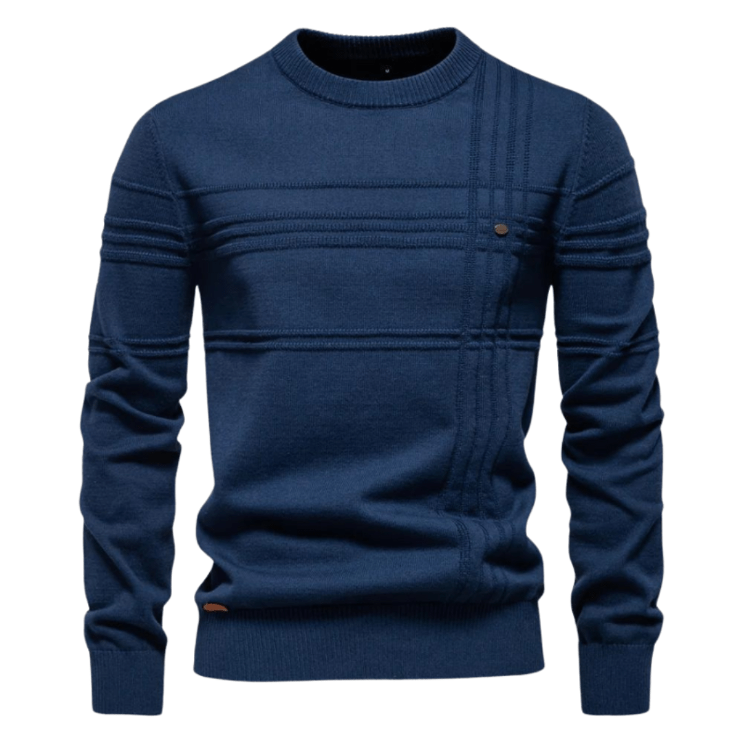 Gabriel | Męski sweter w kratę