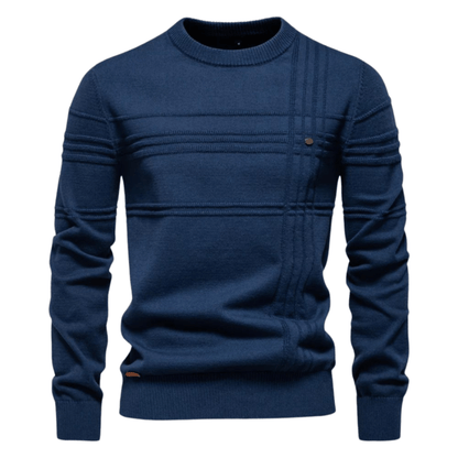 Gabriel | Męski sweter w kratę