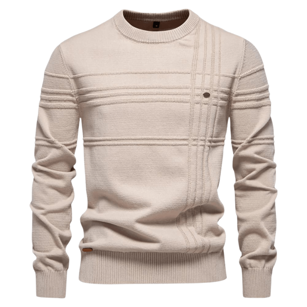 Gabriel | Męski sweter w kratę