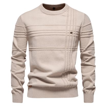 Gabriel | Męski sweter w kratę
