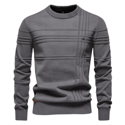 Gabriel | Męski sweter w kratę