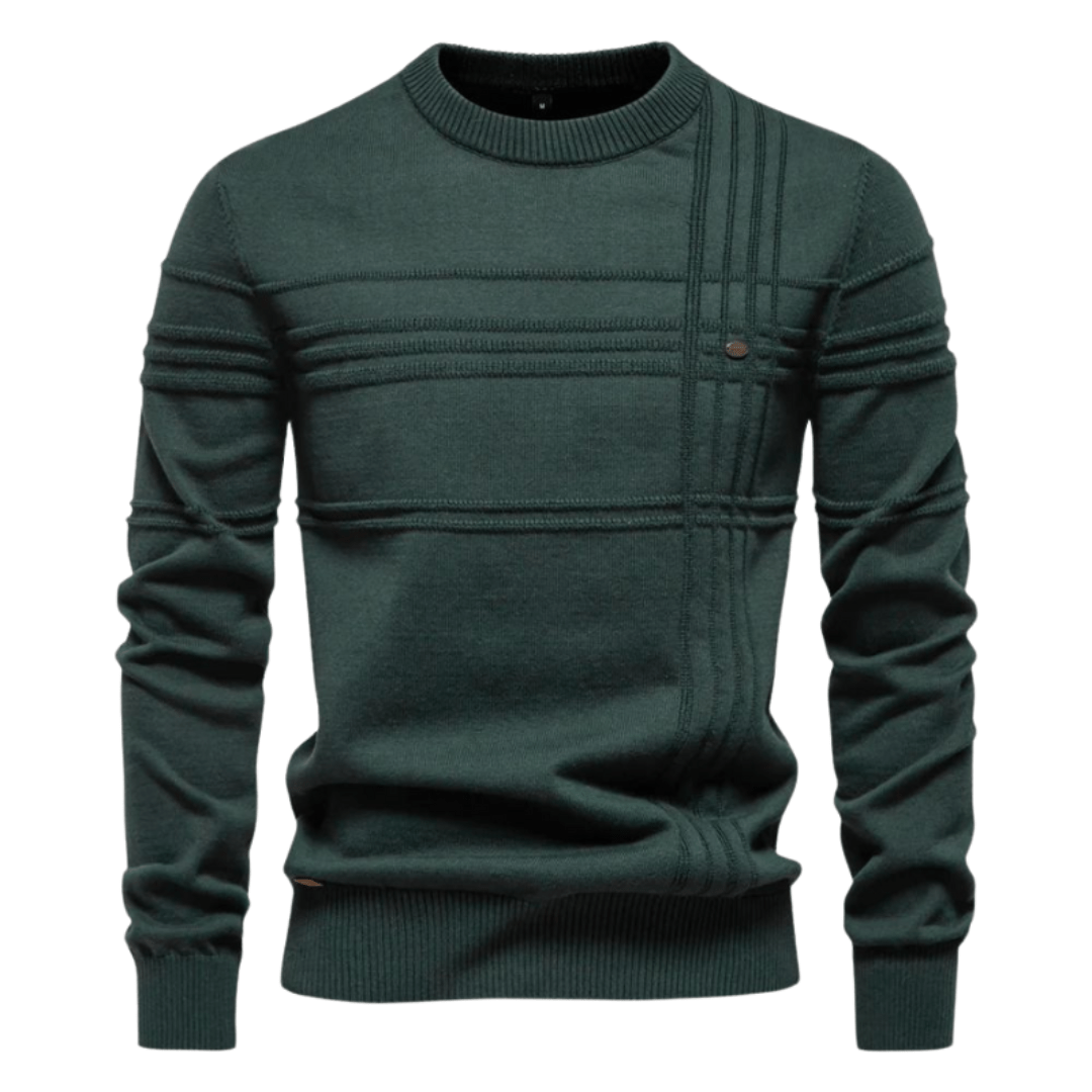 Gabriel | Męski sweter w kratę