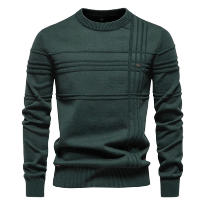 Gabriel | Męski sweter w kratę