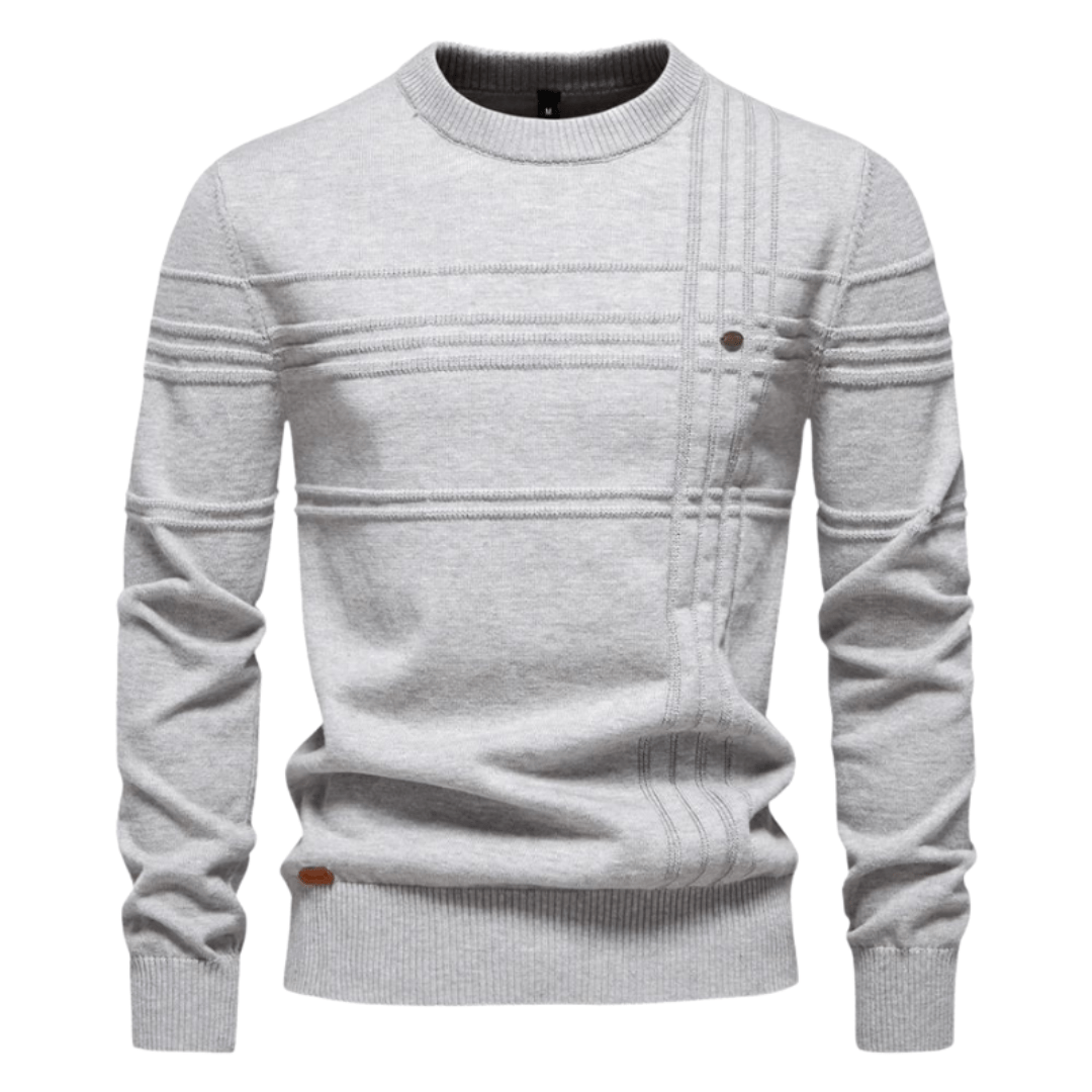 Gabriel | Męski sweter w kratę