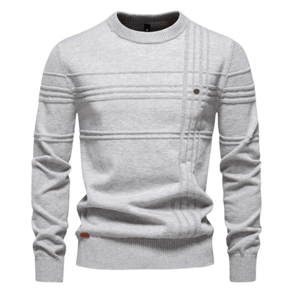Gabriel | Męski sweter w kratę