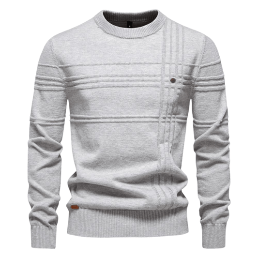 Gabriel | Męski sweter w kratę