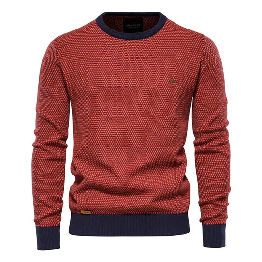 Julius | Męski sweter w kratę